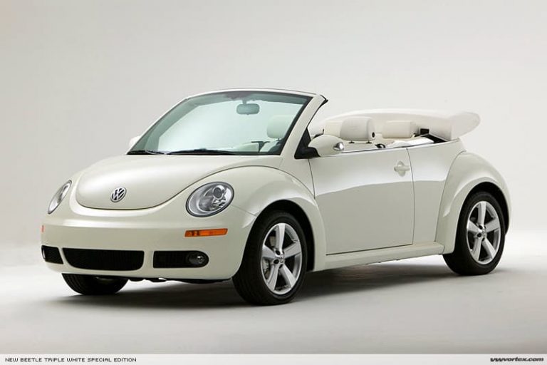 2007 New Beetle Triple White Convertible