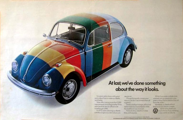 1972 ‘Ballyhoo’/’Colour Card’ Beetle