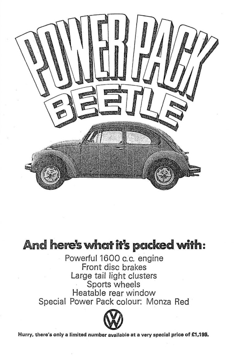1973 Power Pack Beetle