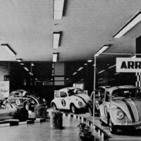 'The VW 1500 Sport was in January, the star of the VW Automobile Salon' - D'leteren News No. 24, July 1967. This photo taken at the D'leteren Dealership, Liege.
