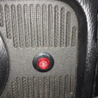 Brake warning light.