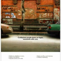 From the Mexican automotive magazine 'Automovil', dated August 2003. \"Anybody can have a place, Deserve it, only one\"