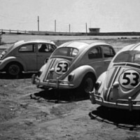 Behind the scenes filming at Riverside Raceway in 1968.
