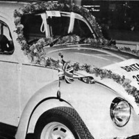 Douglas B Miller Managing Director of VW GB at Wolfsburg November 1972.