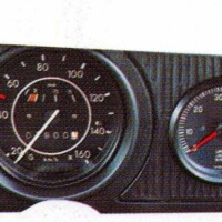 Tachometer, volts, oil pressure.