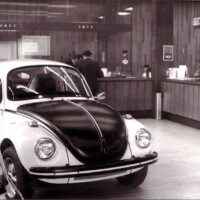 A GSR on display at a district savings bank foyer in Beilngries, Altmu00fchl. Date appears to show as 6.3.1973