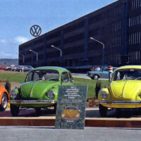 May Beetle line-up at VW Hannover, May 1972