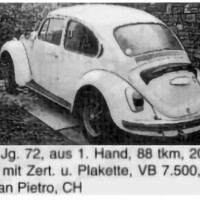 Swiss classified advertisement featuring Sprintstar wheels.