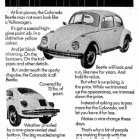 Press ad dated 1 December, 1973