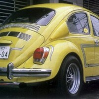 An original 1000S (a Texas Yellow '72 1302) except - air scoops have been colour coded from black and car lowered at front. Owned by Flat 4, Japan.