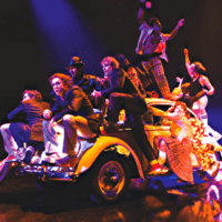 The car also features heavily in Cirque du Soleil's 'The Beatles Love' multimedia show.