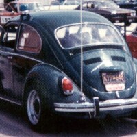 Glitter Bug badge on decklid (1973).