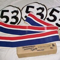 Dealer promotional Special 'Herbie Rides Again' Numeral/Stripe Kits (designed for 1974 models)