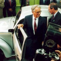 President Itamar Franco inspects the Itamar, 1993.