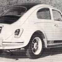 Rear deck lid and taillights are 1970 Volkswagen. Wheels are EMPI Sprint Star fitted with Continental 155-15 (front), and 165-15 (rear) radial tyres.