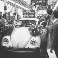 The last Emden produced Beetle, January 1978