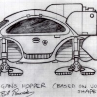 First Hopper concept drawing by Bill Pearson.