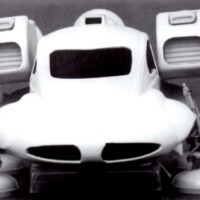 Original Hopper moulded from a die-cast VW.