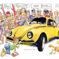 VWoA brochure with illustrations by 'Mad Magazine' cartoonist Jack Davis