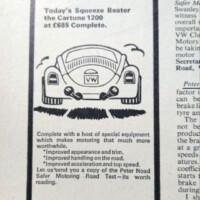 Press ad late 60s. Courtesy Martin Lee.