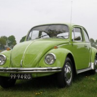 Popkever hippie-groen
