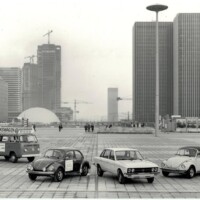 A Marron Glace on display at La Grande Arche de la Du00e9fense, Puteaux, France, 1972