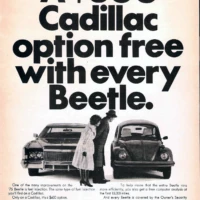 A 110 features in this ad for the 1975 Fuel Injection promotion.