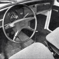 Cloth interior, Road & Track 1975.
